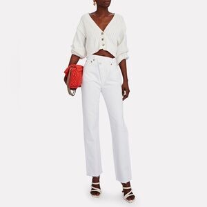 AGOLDE Crisscross Organic Straight-Leg Jeans